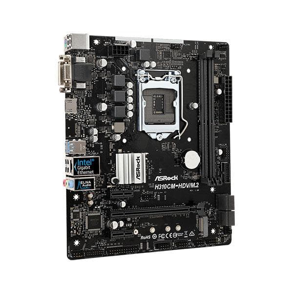 ASRock H310CM-HDV/M.2 Motherboard - 4