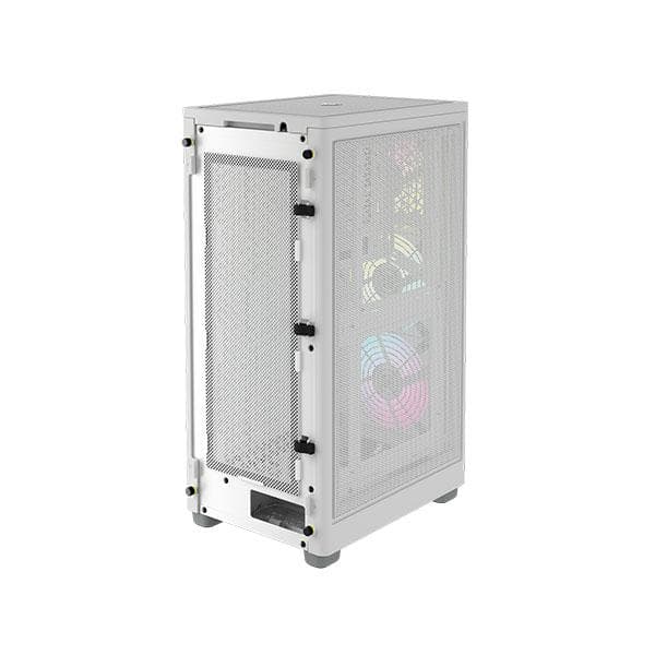 Corsair iCUE 2000D RGB Airflow Mini ITX PC Cabinet (White) - 2