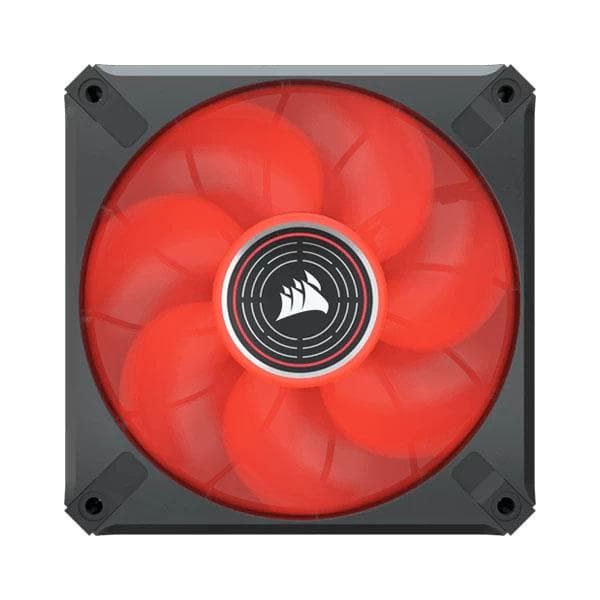 Corsair ML120 LED Elite 120mm Red LED Cabinet Fan (Single Pack) - 1