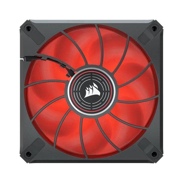 Corsair ML120 LED Elite 120mm Red LED Cabinet Fan (Single Pack) - 2