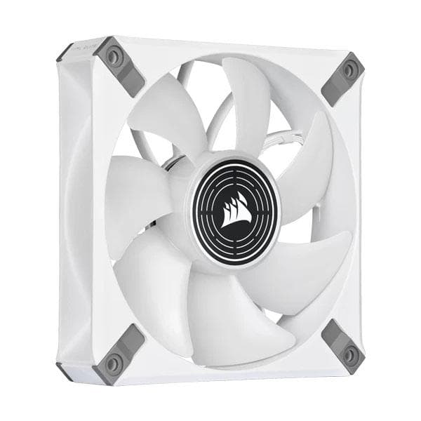 Corsair ML120 LED Elite 120mm White LED Cabinet Fan (Single Pack - White Frame) - 6