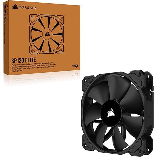 Corsair SP120 Elite Black 120mm PWM Cabinet Fan (Single Pack) - 5