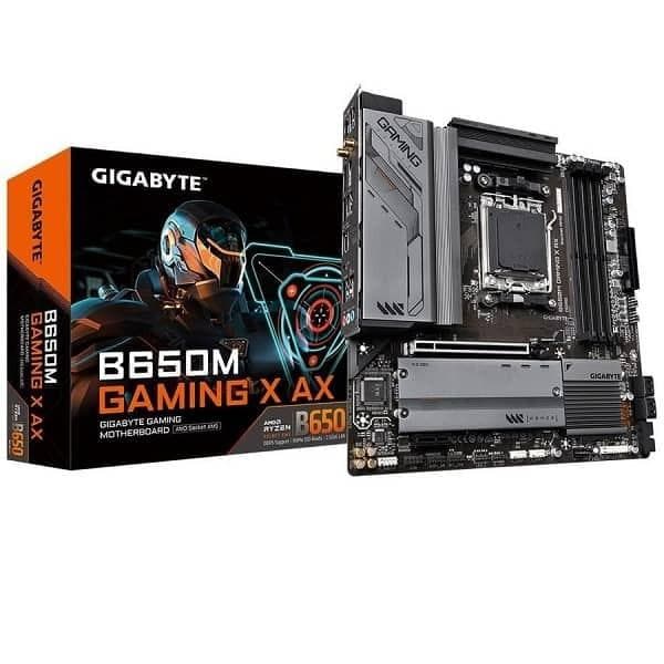 Gigabyte B650M Gaming X AX AMD 7000 Series AM5 (Wi-Fi) Motherboard - 1