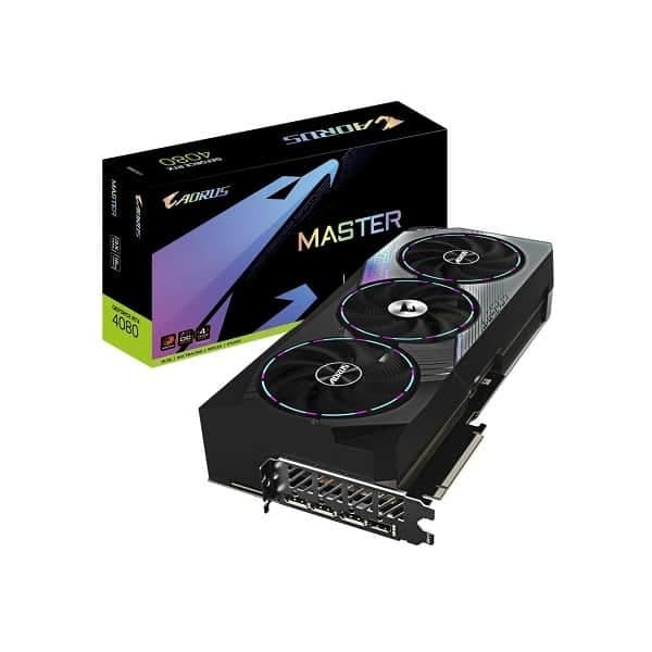 GIGABYTE RTX 4080 AORUS MASTER 16GB GDDR6X GRAPHICS CARD - 1