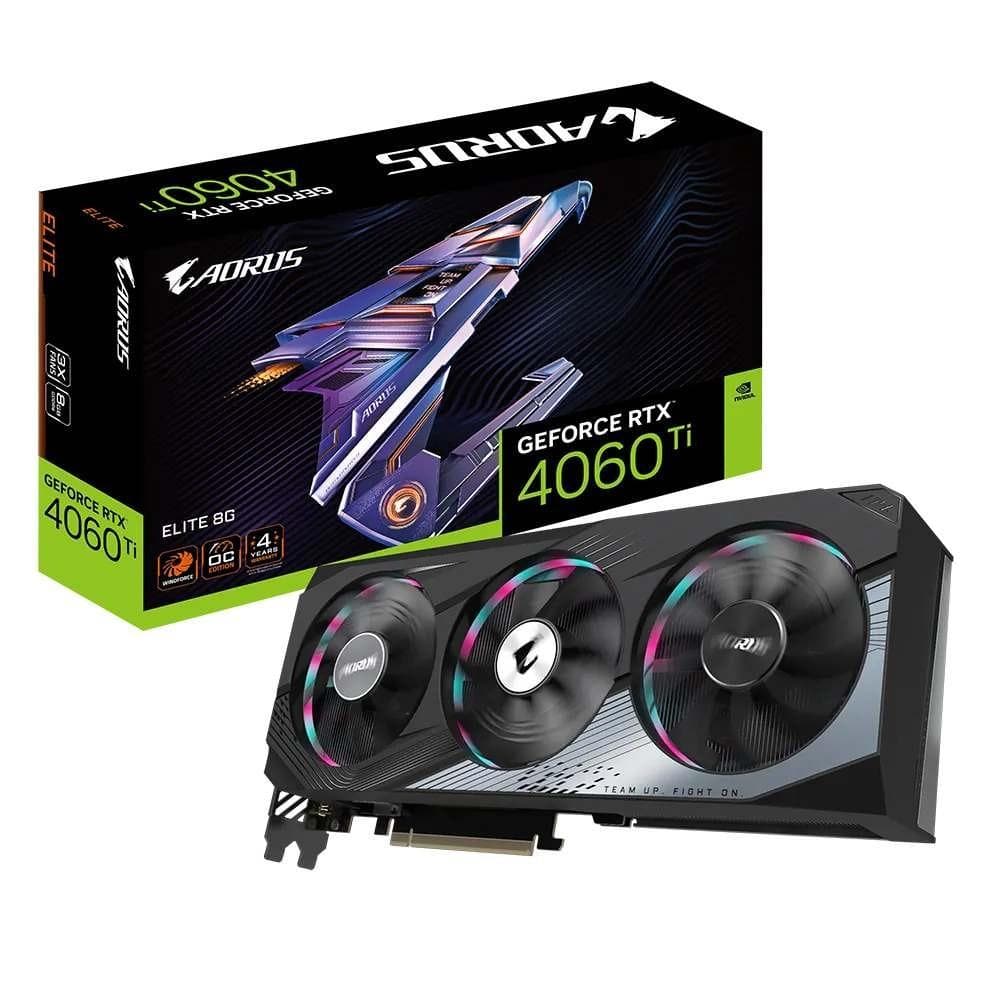 Gigabyte RTX 4060 Ti Aorus Elite 8GB Graphics Card - 1