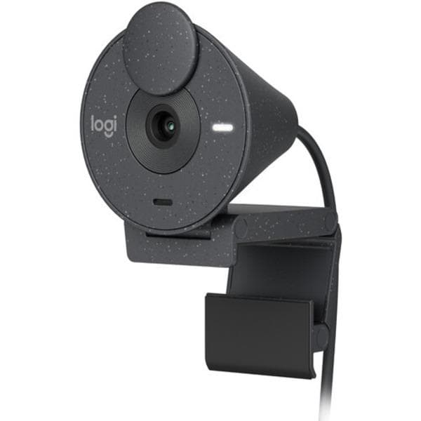 Logitech Brio 300 1080p Full HD Webcam (Black) - 5