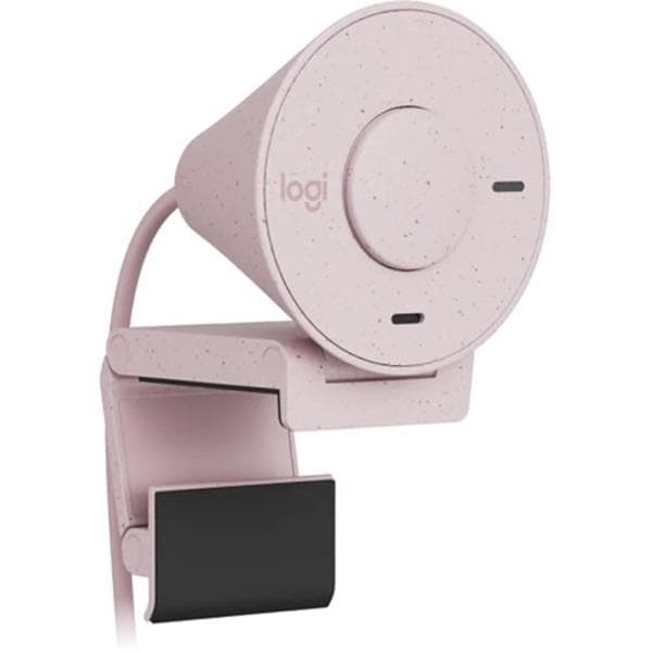 Logitech Brio 300 1080p Full HD Webcam (Pink) - 1