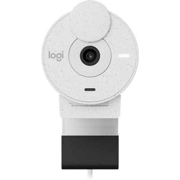 Logitech Brio 300 1080p Full HD Webcam (White) - 2