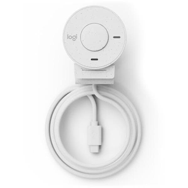 Logitech Brio 300 1080p Full HD Webcam (White) - 5