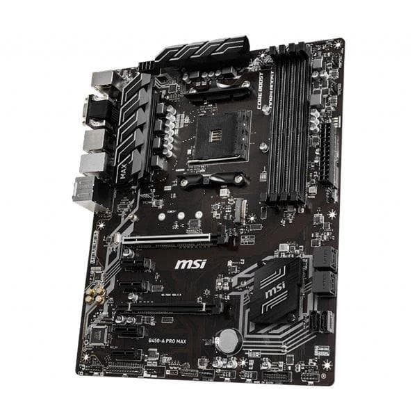 MSI B450M-A Pro Max AMD AM4 DDR4 Motherboard - 6