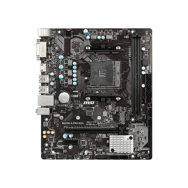 MSI B450M-A Pro Max AMD AM4 DDR4 Motherboard - 5