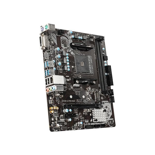MSI B450M-A Pro Max AMD AM4 DDR4 Motherboard - 3