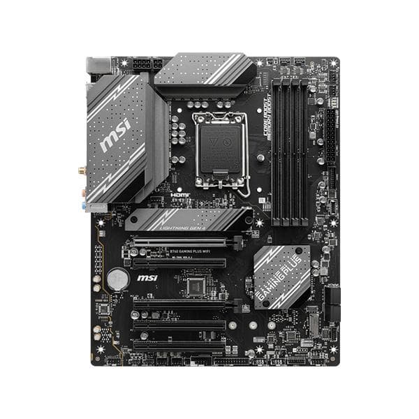 MSI B760 GAMING PLUS WIFI LGA 1700 DDR5 ATX Motherboard Supports Intel 12th , 13th & 14th Gen Processors - 2