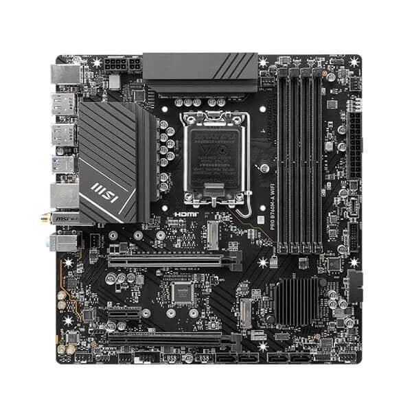 MSI Pro B760M-A WIFI DDR5 Motherboard Supports Intel 12th , 13th & 14th Gen Processors - 2