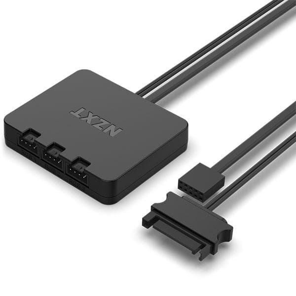 NZXT F120 RGB Core Fan (Black, 3-Pack with RGB Controller) - 4