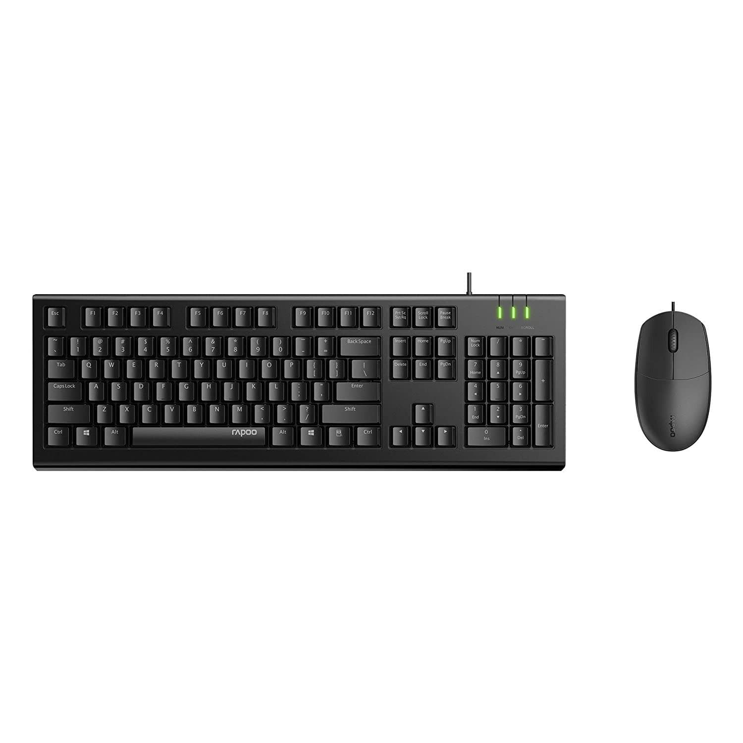 Rapoo X125S Wired Keyboard and Mouse Combo - 1