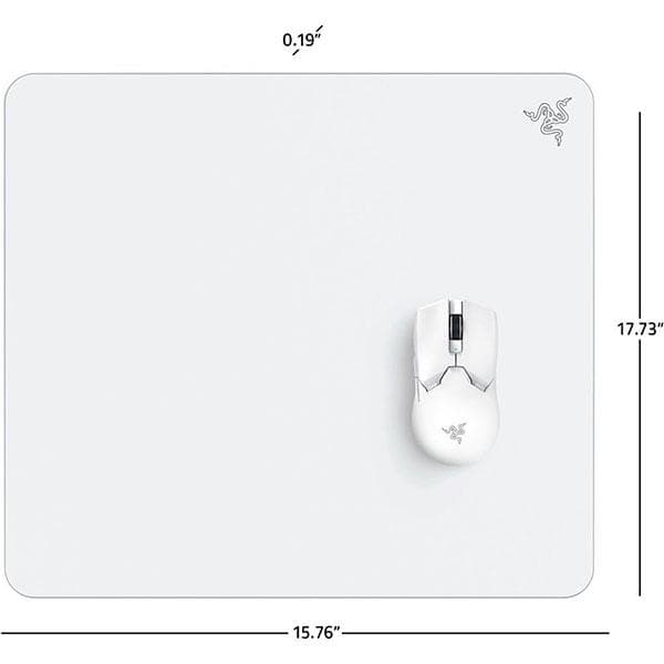 Razer Atlas Tempered Glass Gaming Mouse Pad Dust & Scratch Resistant White - 5