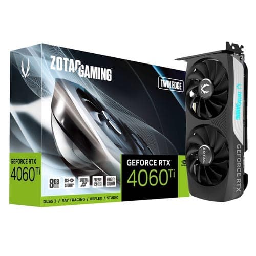 Zotac Eforce Rtx 4060 Ti Twin Edge 8gb Graphics Card (ZT-D40610E-10M) - 1
