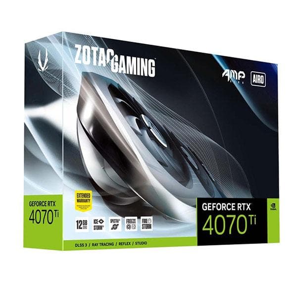 Zotac Geforce Rtx 4070 Ti Amp Airo 12gb Gddr6x Graphics Card - 7