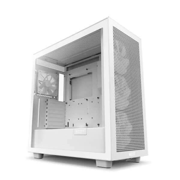 NZXT H7 Flow RGB (ATX) Mid Tower Cabinet (White) - 2