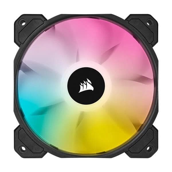 Corsair ICUE SP120 RGB Elite Black Cabinet Fan With Lighting Node Core (Triple Pack) - 5