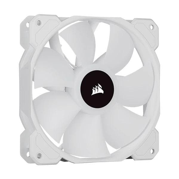 Corsair ICUE SP120 RGB Elite White Cabinet Fan With Lighting Node Core (Triple Pack) - 5
