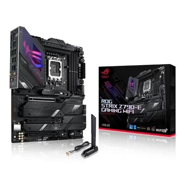 Asus ROG Strix Z790-E Gaming WIFI DDR5 LGA 1700 Intel Motherboard Supports Intel 12th, 13th & 14th Gen Processors - 1