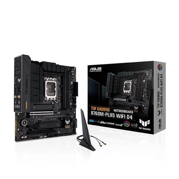 Asus TUF Gaming B760M-Plus Wifi D4 LGA1700 Intel Motherboard Supports Intel 12th, 13th & 14th Gen Processors - 1