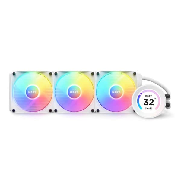 NZXT Kraken Elite 360mm RGB AIO Liquid CPU Cooler White