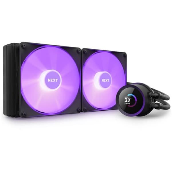 NZXT Kraken 280 RGB 280mm AIO Liquid Cooler - Black - 3