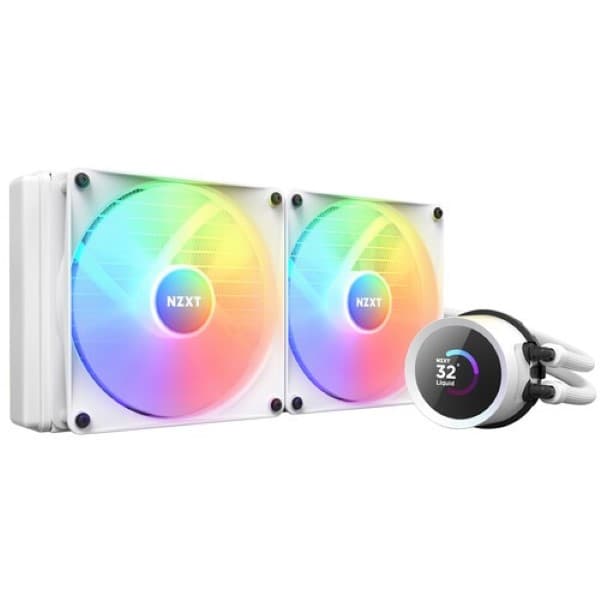 NZXT Kraken 280 RGB 280mm AIO Liquid Cooler - White - 7