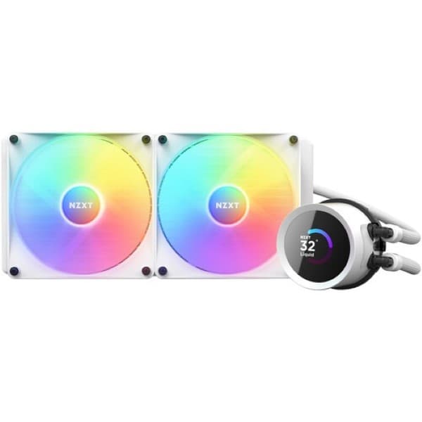 NZXT Kraken 280 RGB 280mm AIO Liquid Cooler - White - 1