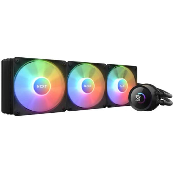 NZXT Kraken 360 RGB 360mm AIO Liquid Cooler with LCD Dispay (Black) - 2