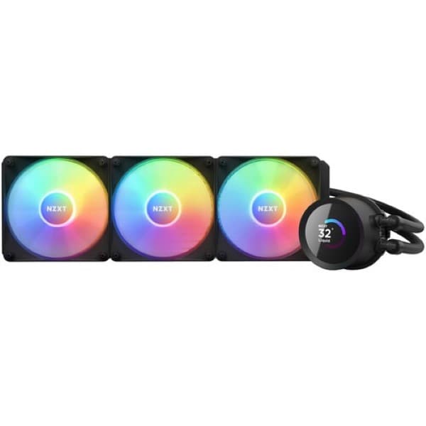 NZXT Kraken 360 RGB 360mm AIO Liquid Cooler with LCD Dispay (Black) - 1