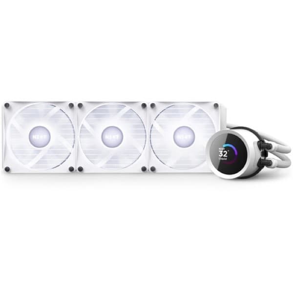 NZXT Kraken 360 RGB 360mm AIO Liquid Cooler with LCD Dispay (White) - 8