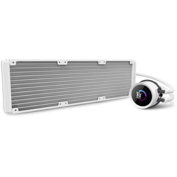 NZXT Kraken 360 RGB 360mm AIO Liquid Cooler with LCD Dispay (White) - 6