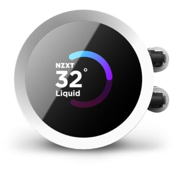NZXT Kraken 360 RGB 360mm AIO Liquid Cooler with LCD Dispay (White) - 5