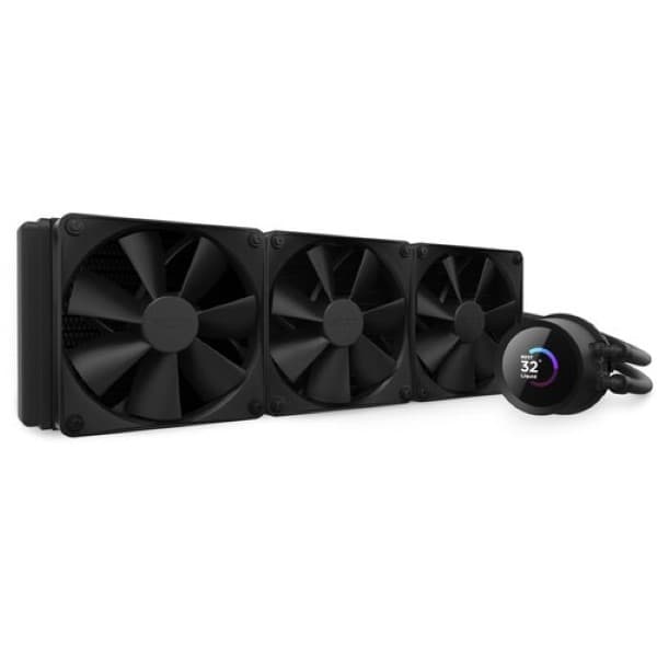 NZXT Kraken 360 360mm AIO Liquid Cooler with LCD Display (Black) - 1
