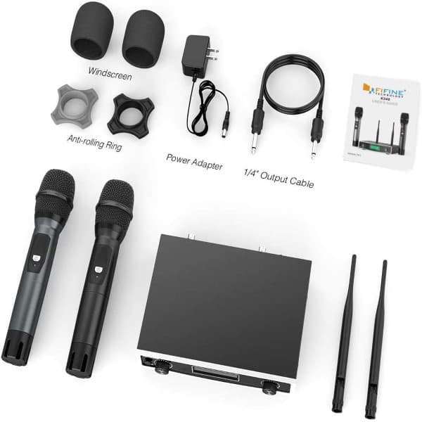 Fifine K040 - WIRELESS MICROPHONE SYSTEM - 7