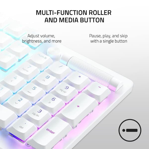 Razer DeathStalker V2 Pro (White) - 4