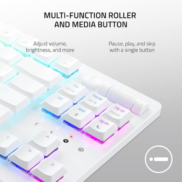 Razer DeathStalker V2 Pro Linear Red TKL RZ03-04373500-R3M1(White) - 2