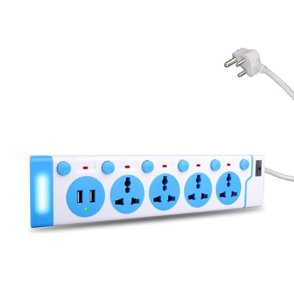 ZEBRONICS ZEB-PS4320L USB Plus 2500W Power Extension - 1