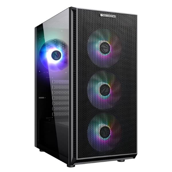 Zebronics Zeb-Hades Mid Tower Gaming Cabinet - 2