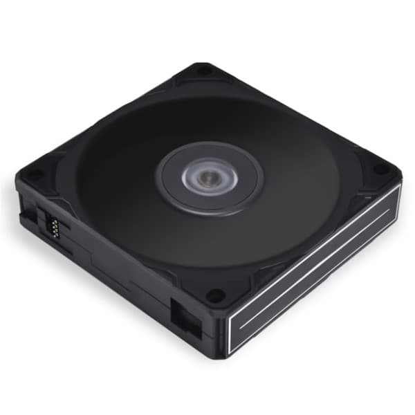 Lian Li Uni Fan P28 Fluid Dynamic Bearing 120mm Case Fan - Black - 3 Pack - 6