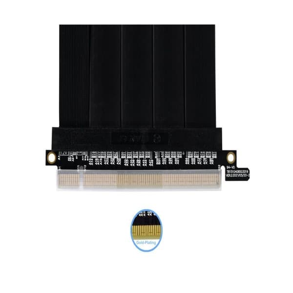 Lian Li Premium PCI-E 16X 4.0 PW-PCI-4-24X Black Riser Cable - 5