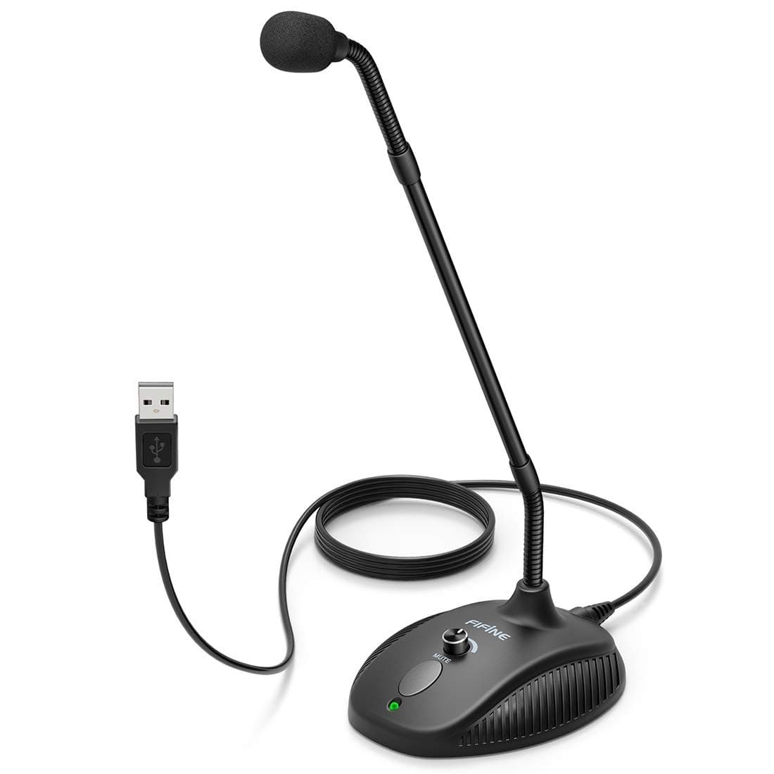 FIFINE K052 USB Desktop Gooseneck Microphone - 1