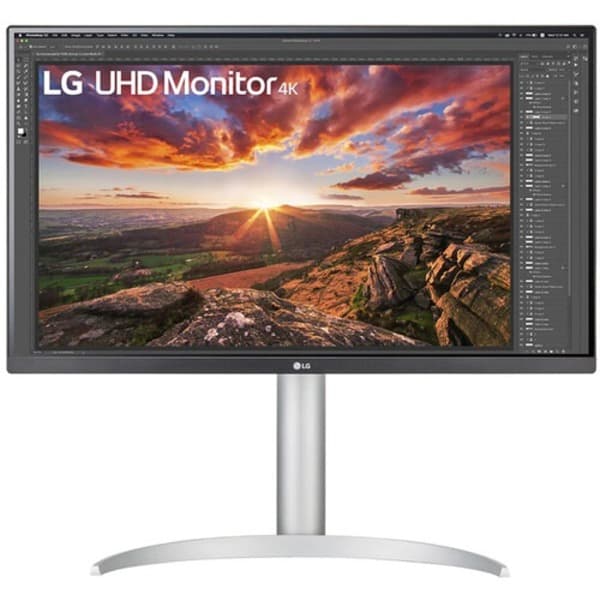 LG UHD 27-Inch Computer Monitor 27UP850N-W, IPS 4K with VESA DisplayHDR400 and USB Type-C, White - 1