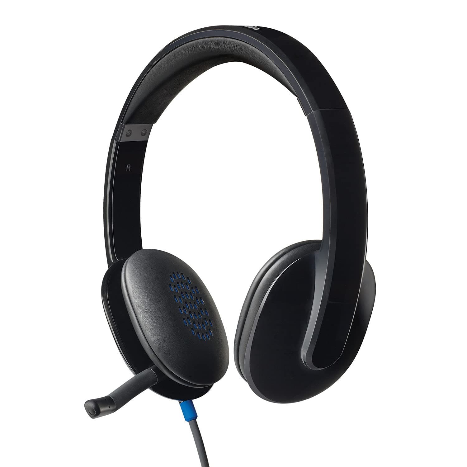Logitech H540 Stereo Wired On Ear Headphones With Mic (Black) - 1
