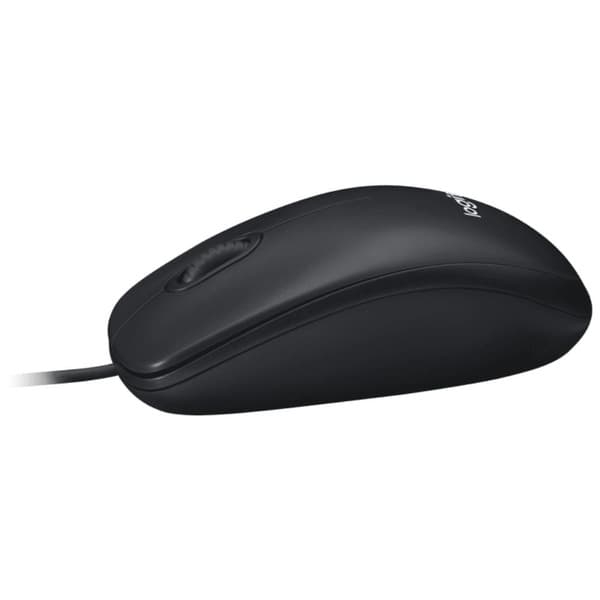 Logitech M100R Wired Optical Mouse (Black) - 2