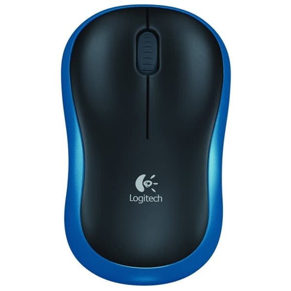 Logitech M185 Wireless USB Mouse (Blue) - 1